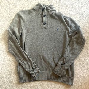Polo Ralph Lauren Quarter Sweater Grey Medium